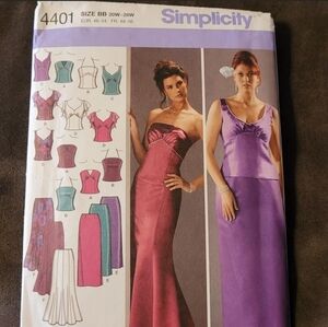 Simplicity Sewing Pattern for Elegant Dresses